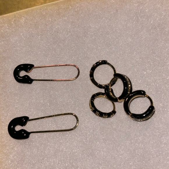 BaubleBar Maisie Set of 3 Earrings - Picture 2 of 3